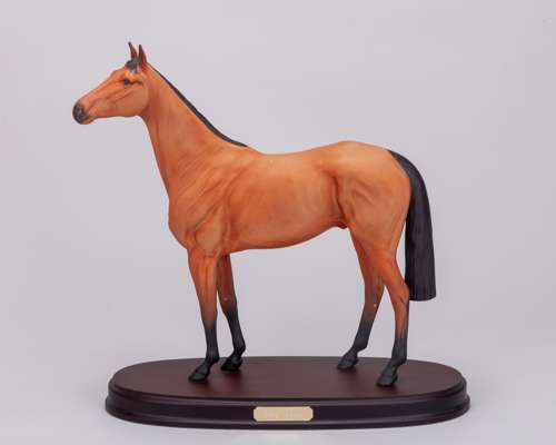 Two Royal Doulton china models of racehorses