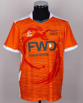 David Villa orange and white No.7 World Legends v. Hong Kong Legends shirt, 2024