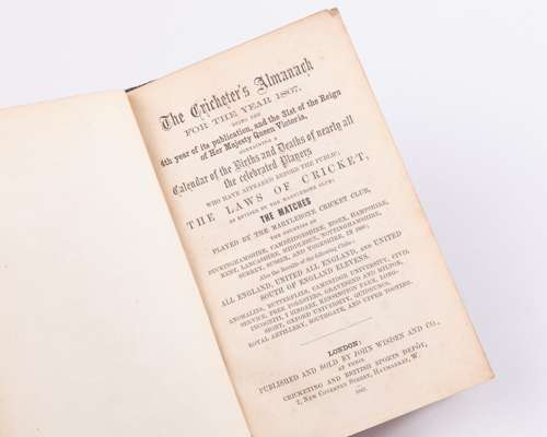 John Wisden's Cricketers' Almanack for 1867