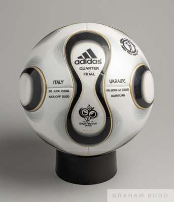 AdidasTeamgeist FIFA World Cup 2006 official quarter-final match ball Italy v Ukraine