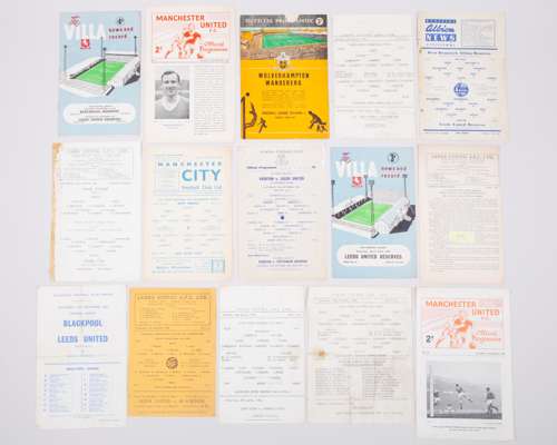 A large collection of Leeds United Reserve, Youth home and away match programmes, 1960s/1980s