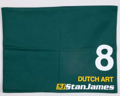 The No.8 number cloth race-used by Dutch Art in the 2007 2,000 Guineas