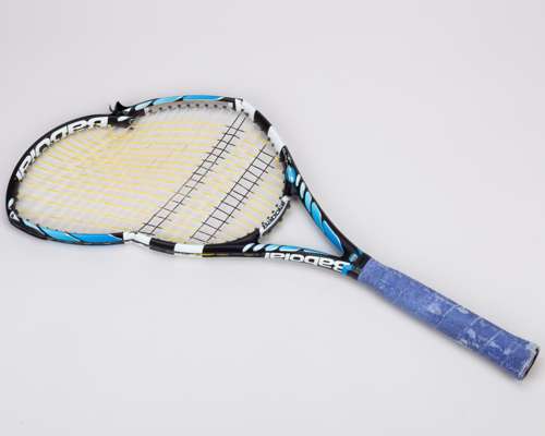 Andy Roddick a Babolat used and smashed tennis racket