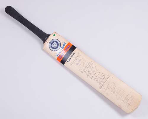West Indies v. Rest of the World 1986-87 autographed Newbery Bats cricket bat