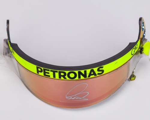 Lewis Hamilton 2023 Mercedes-AMG Petronas F1 Team Signed Used Visor