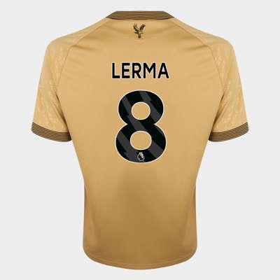 Jefferson Lerma No.8 Crystal Palace v. Brighton (Away) match worn shirt