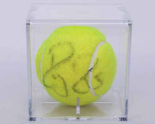 Roger Federer an autographed Wimbledon tennis ball, 2006