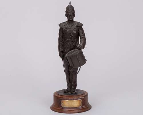 The trophy for the Green Howards Cup ran at York in 1984