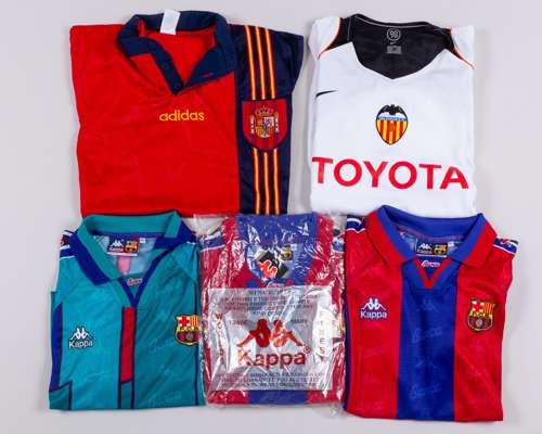 Three Barcelona replica shirts