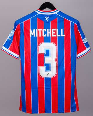Tyrick Mitchell No.3 Crystal Palace v. Fiorentina match worn shirt