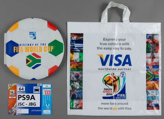 Official "History of the FIFA World Cup" book for South Africa World Cup, 11th June - 11th July 2010,
 by Murray Books, 164-page featuring a match sch