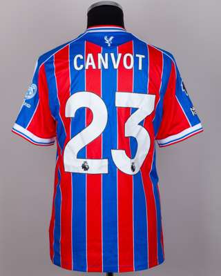 Jaydee Canvot No.23 Crystal Palace v. Leeds United match worn shirt