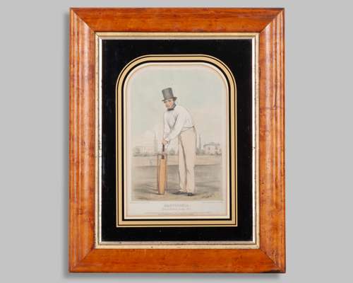Sketches at Lords No.4 lithograph by John Corbet Anderson