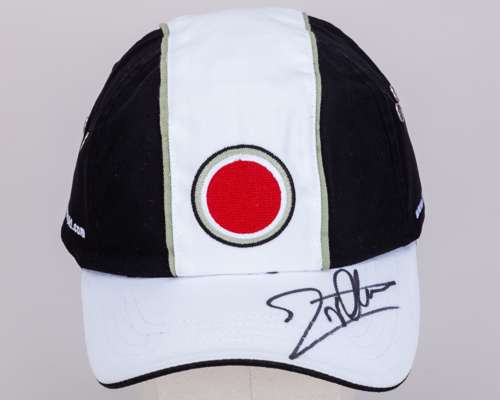 Jacques Villeneuve Signed BAR Honda Cap