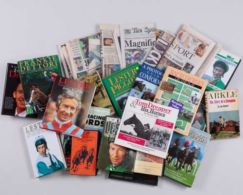 Collection of modern horse racing books