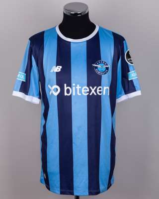 Mario Balotelli navy and blue No.9 Adana Demirspor short-sleeved shirt