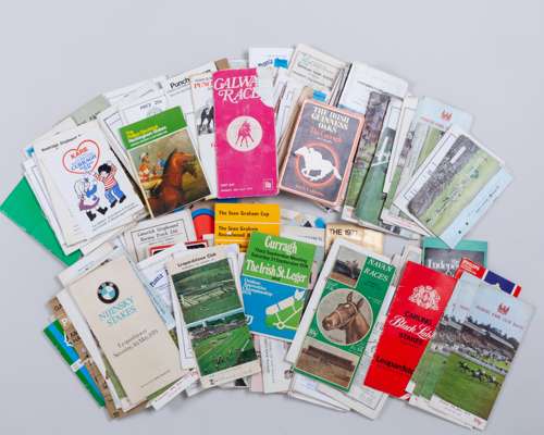 168 Irish racecards from the 1970s