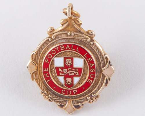 Sammy Lee a 9ct gold and enamel Liverpool v. Tottenham Hotspur League Cup Winners medal, 1982