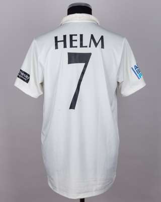 Tom Helm Middlesex CCC No.7 match issued shirt v. Gloucestershire CCC, Lord's 2025