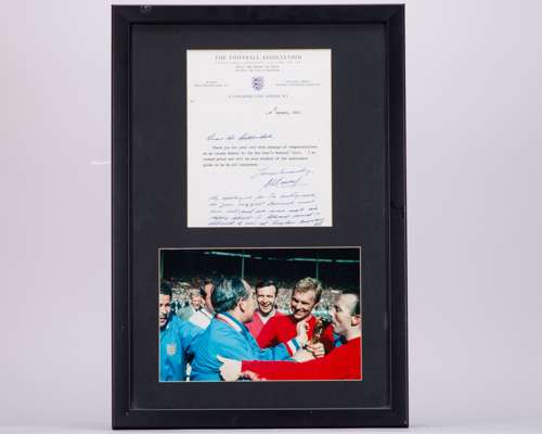 Alf Ramsey The Football Association Winners World Championship headed letter, January 1967