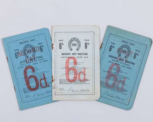 Three 1930s Irish classics racecards