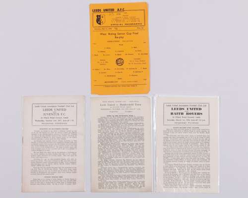 Leeds United v. Raith Rovers match programme, 1st March 1958