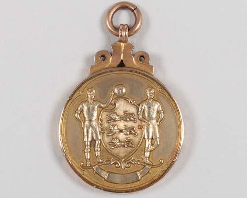 Stan Crowther a 9ct gold Aston Villa v. Manchester United F.A.Cup winners medal, 1957