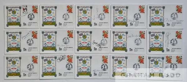 Set of 15 individually hand signedlimited edition First Day Covers