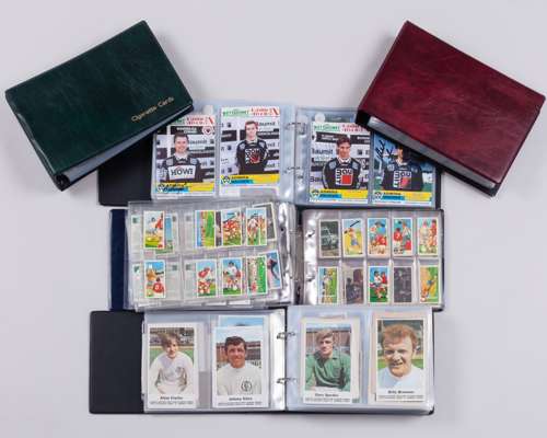 Five various albums of cigarette cards