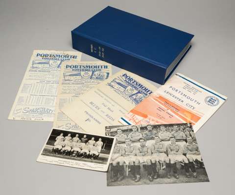 Sets of home programmes for Portsmouth FC's back-to-back Football League Division One winning seasons of 1948-49 and 1949-50 together with autographs 