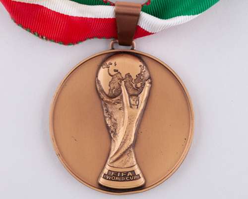 Paul Parker an Italia '90 3rd/4th Place bronze medal