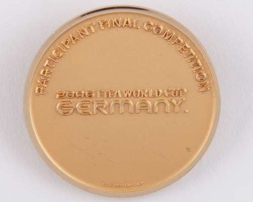 Sammy Lee gilt-metal, 2006 World Cup Participant medal