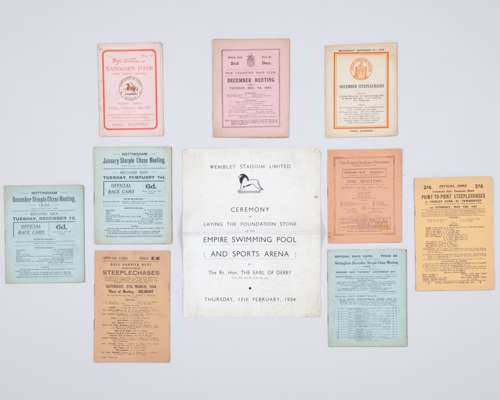 A collection of 20 racecards for National Hunt fixtures dating between 1920 and 1930
