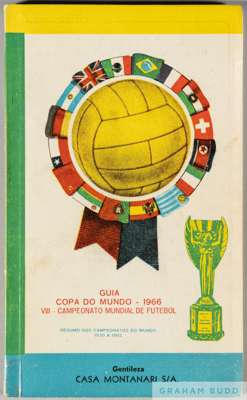 World Cup 1966 England World Cup guide issue by Brazil
