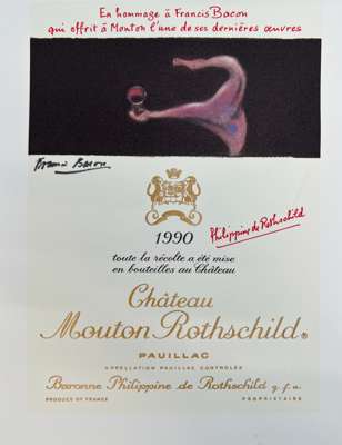 After Francis Bacon (1909 - 1992) 'Design inedited de Francis Bacon'
 Lithograph
 Edition size unknown

 Literature: Mouton Rothschild, “Paintings for
