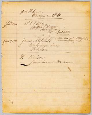 JACK PARKINSON LIVERPOOL F.C RARE EARLY AUTOGRAPH (played one match for Liverpool v Everton at Anfield on the 23rd of September 1899). Additionally si