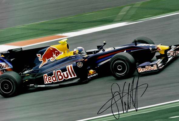 Sebastian Vettel signed F1 Retirement Celebration collection of four photos, 
 Sebastian Vettel retired from F1 racing at the 2022 Abu Dhabi Grand Pri