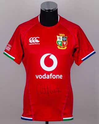 Antony Watson autographed replica British and Irish Lions shirt