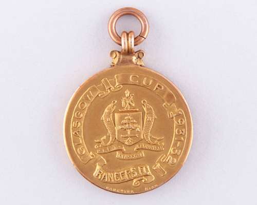 DougieGray 9ct gold Glasgow Cup winners medal 1931-32