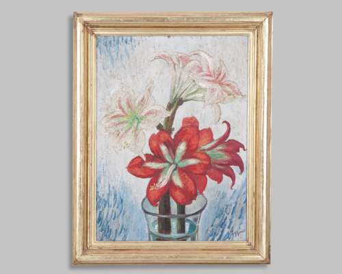 Helen Wills an original oil painting title Amaryllis
