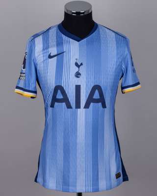 James Maddison blue No.10 Tottenham Hotspur short-sleeved shirt, 2024-25