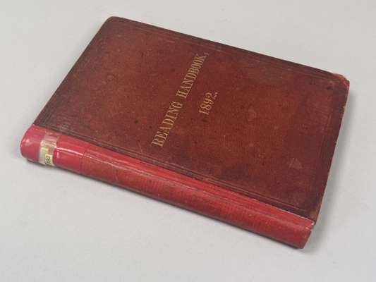 A copy of Historical, Descriptive, Reading Illustrated. Modern, Industrial by G.R. Smith, 1892, 
 with approximately 38 illustrated plates, with some 