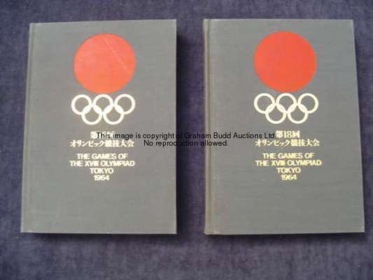 Official Report for the 1964 Tokyo Olympic Games, 2 vols in a slip case