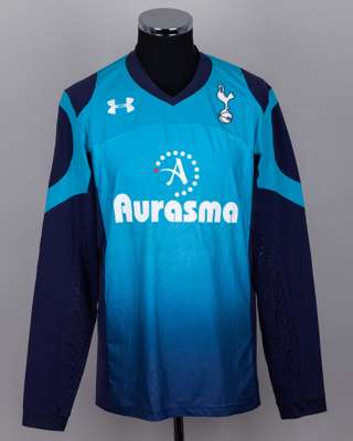 Brad Friedel blue No.24 Tottenham Hotspur goalkeepers shirt, 2012-13
