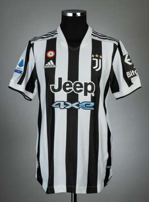 Juan Cuadrado white & black Juventus no.11 jersey v AS Roma, played in Turin, 17th October 2021,
 match worn, Adidas, short-sleeved with 2021 / 2022 S