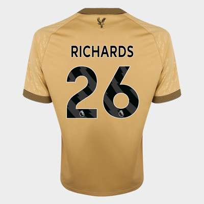 Chris Richards No.26 Crystal Palace v. Brighton (Away) match worn shirt