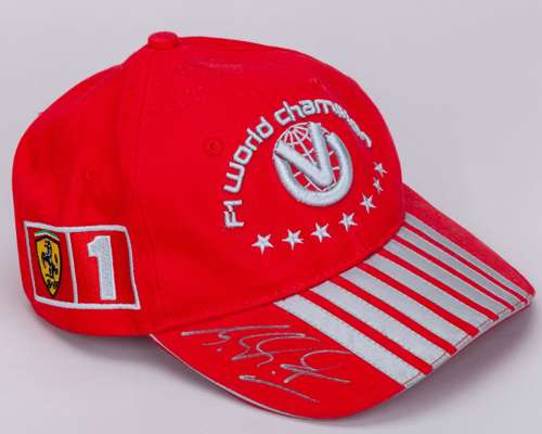 Michael Schumacher Signed Ferrari Cap