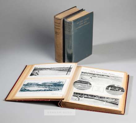 Two books relating to four-time Wimbledon Champion New Zealander Anthony Wilding,
 comprising ON THE COURT AND OFF, Wilding, Anthony F., Methuen & Co.