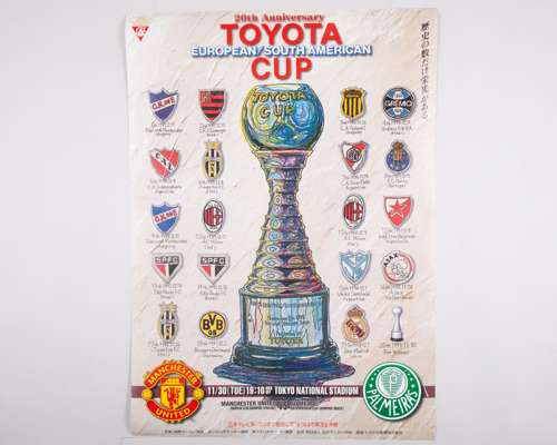 1999 Toyota Cup Final Football Poster original poster