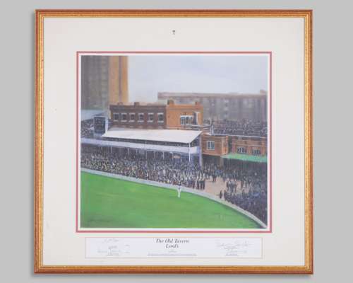 The Old Tavern Lord's by Jack Russell autographed limited edition print